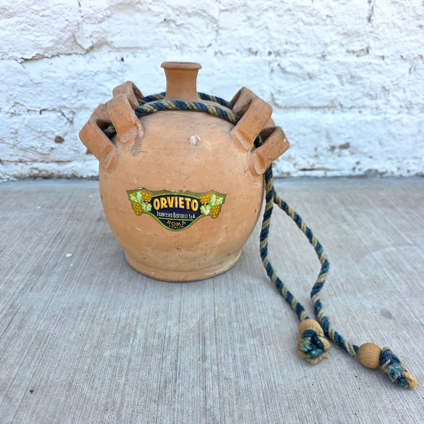 Italian Terracotta Pottery Jug