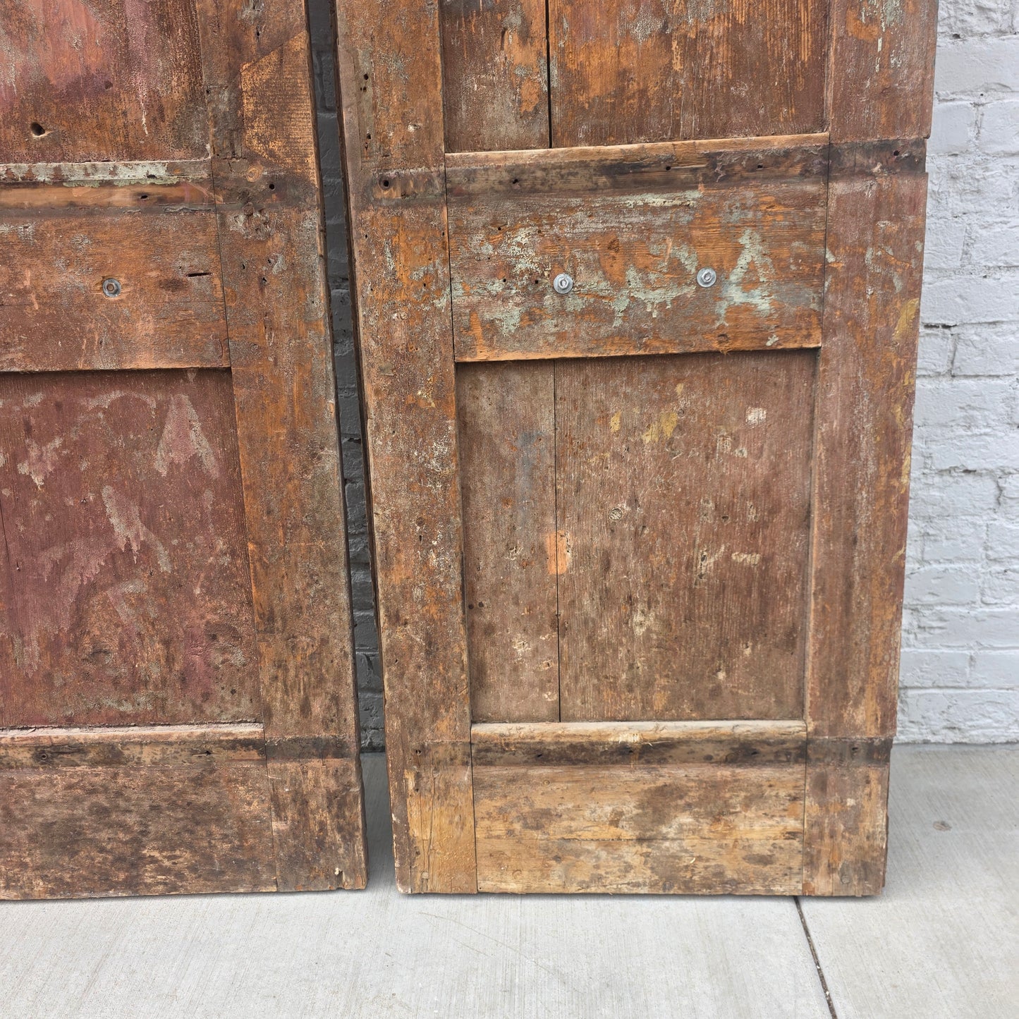 Pair of Carved French Doors