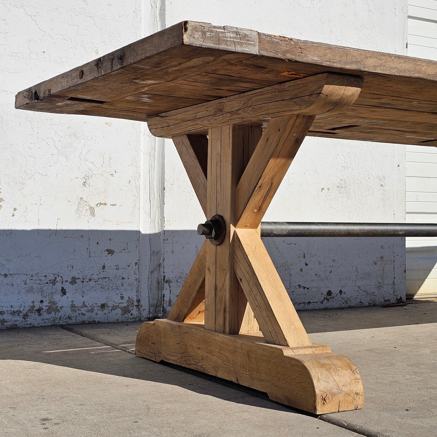 French Trestle Base Dining Table