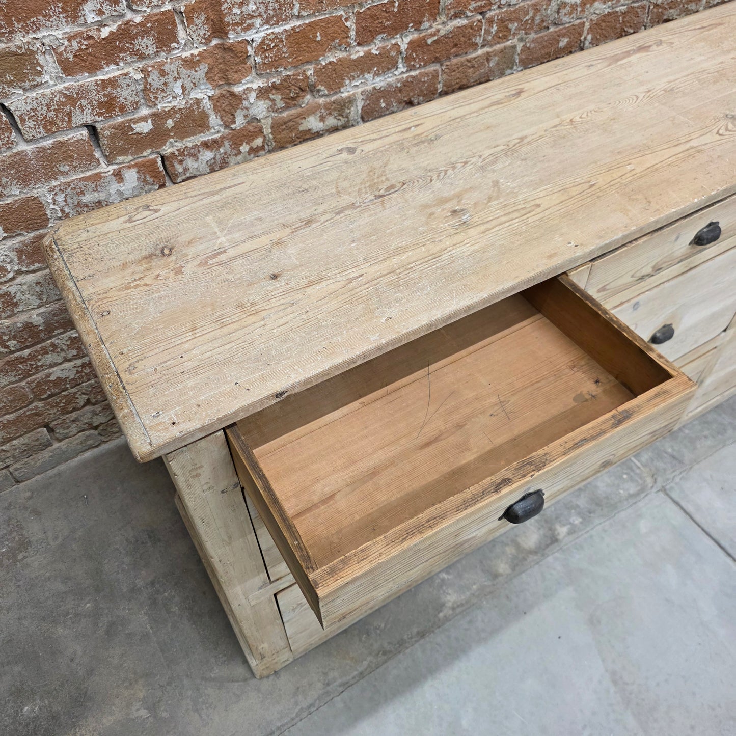 French Pine Double-Sided Patisserie Sideboard Counter/Island