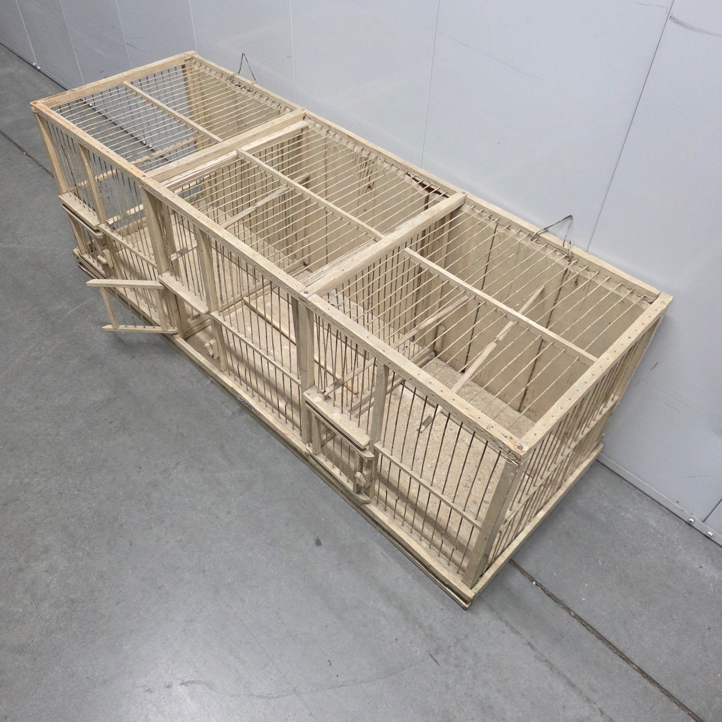 French Antique White Birdcage