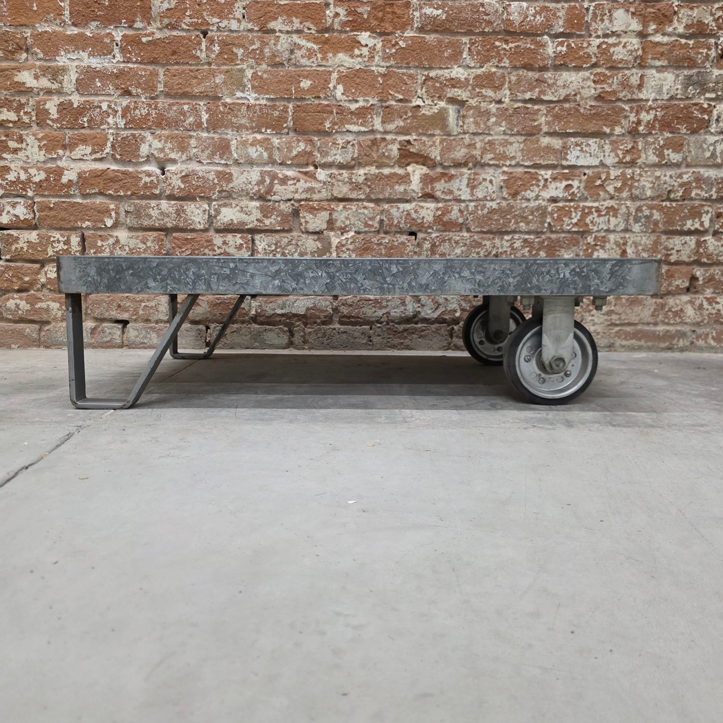 Galvanized Coffee Table Trolley
