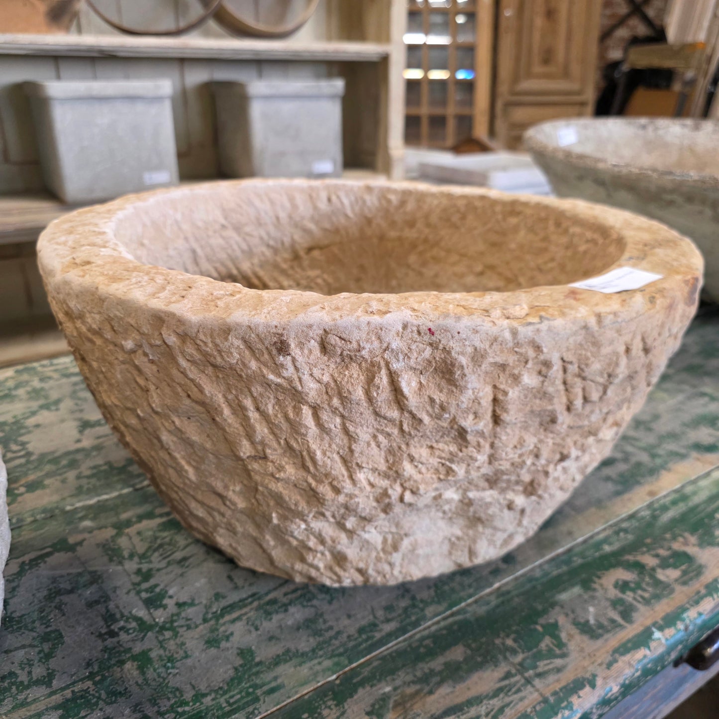 Medium Round Stone Sink/Planter