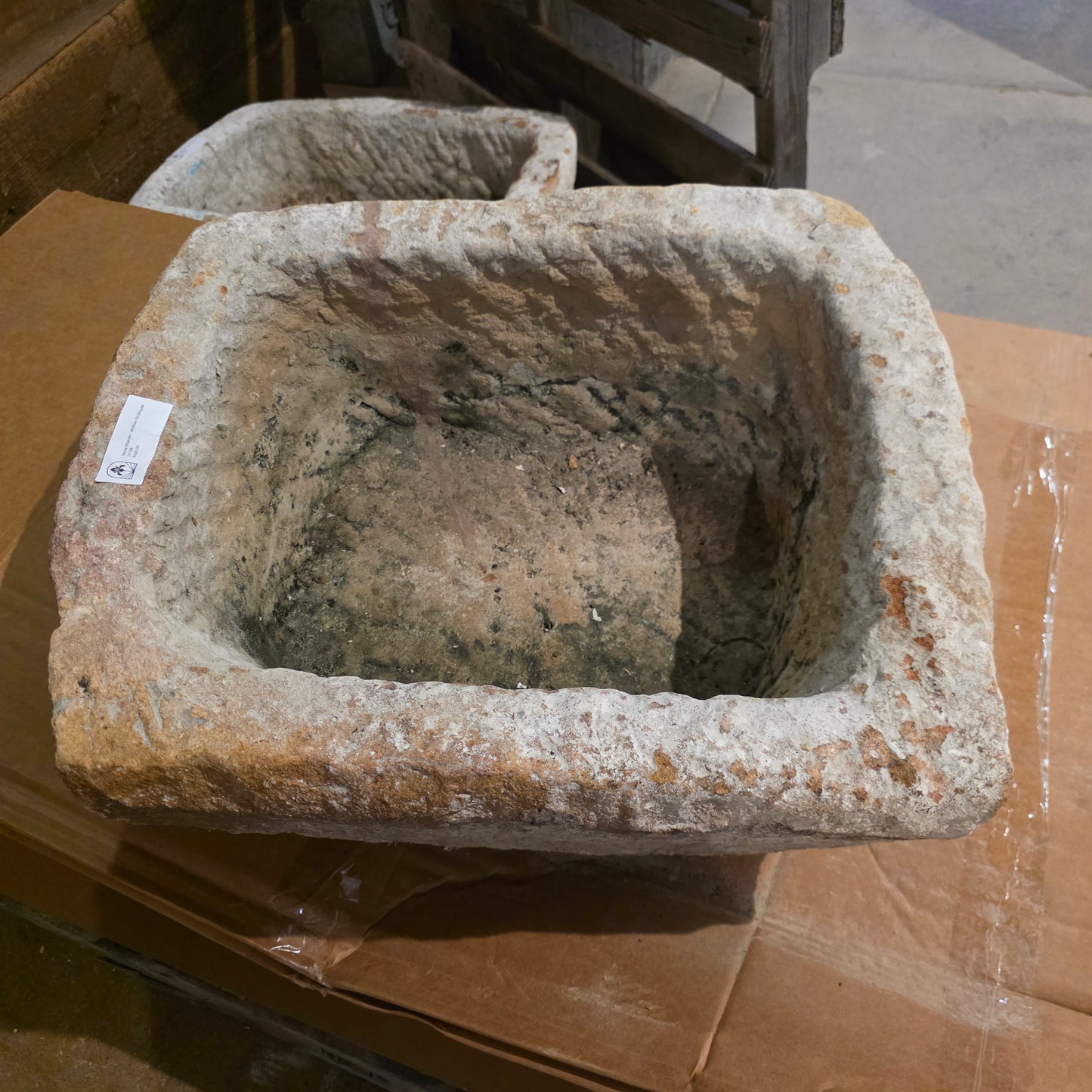 Medium Rectangular Stone Sink/Planter