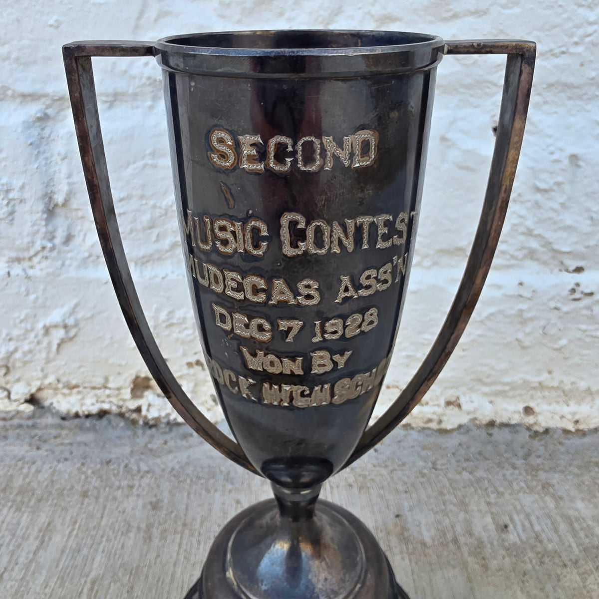 1928 Music Contest Second Place Trophy
