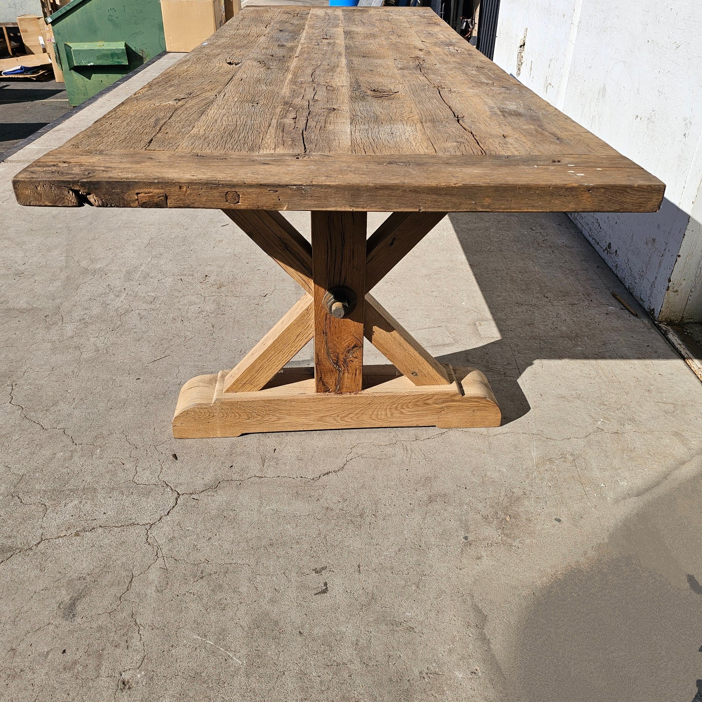 French Trestle Base Dining Table