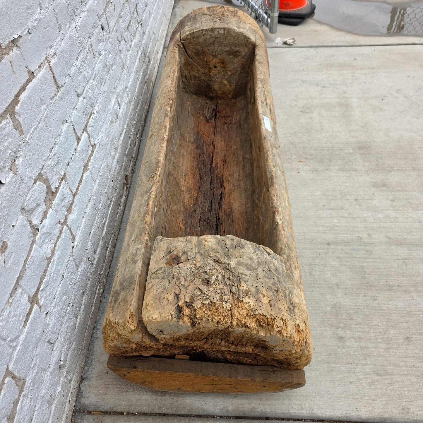 Rustic Wooden Trough