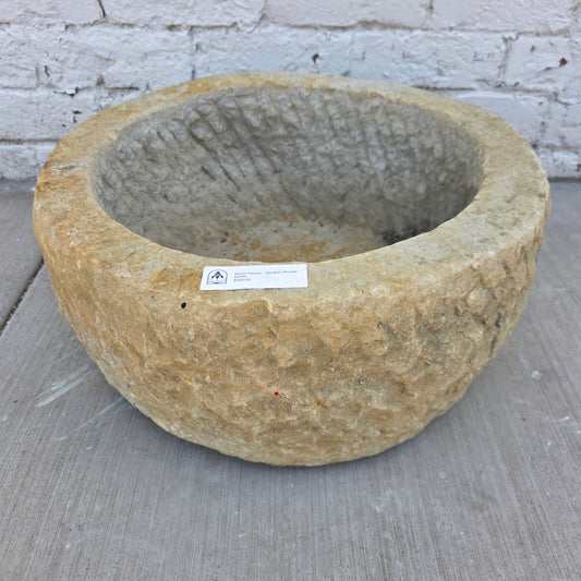 Medium Round Stone Sink/Planter
