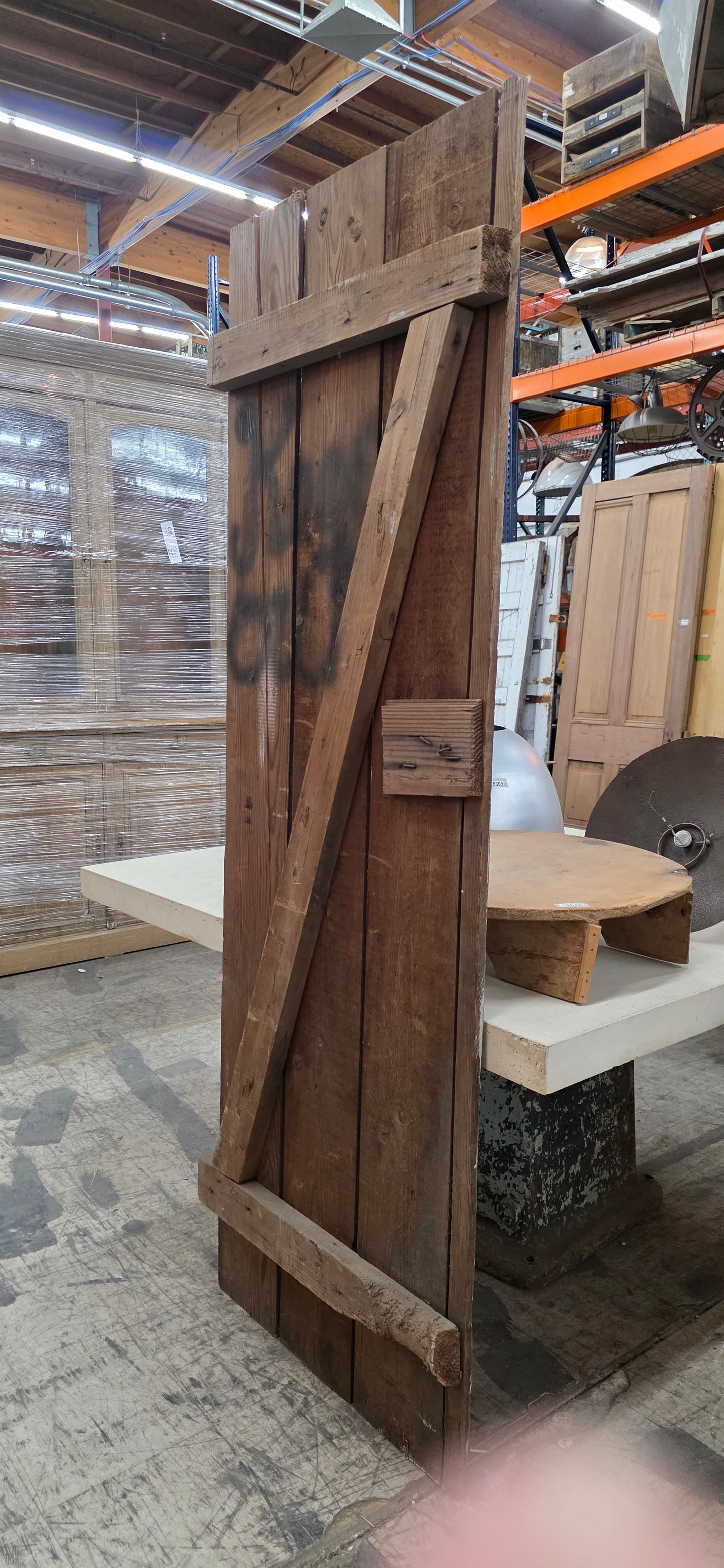 Wooden 3 Panel White "Z" Gate