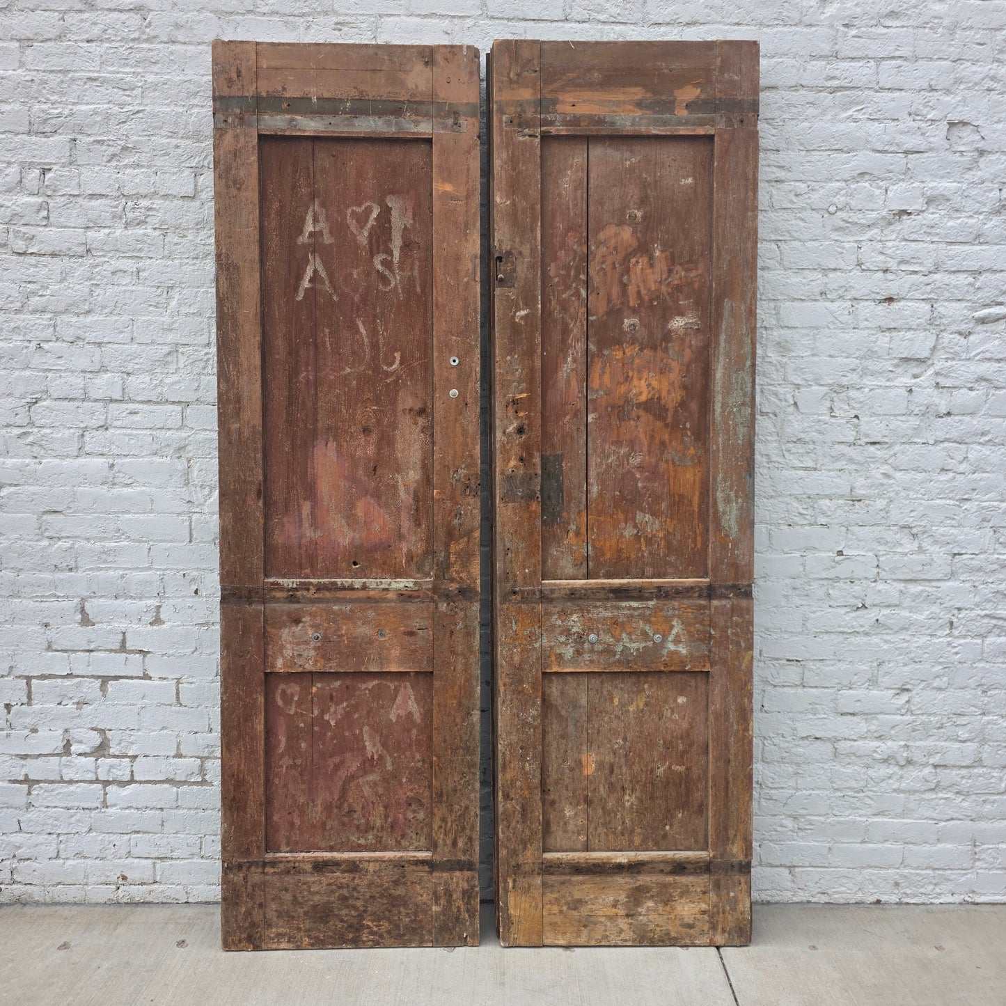 Pair of Carved French Doors