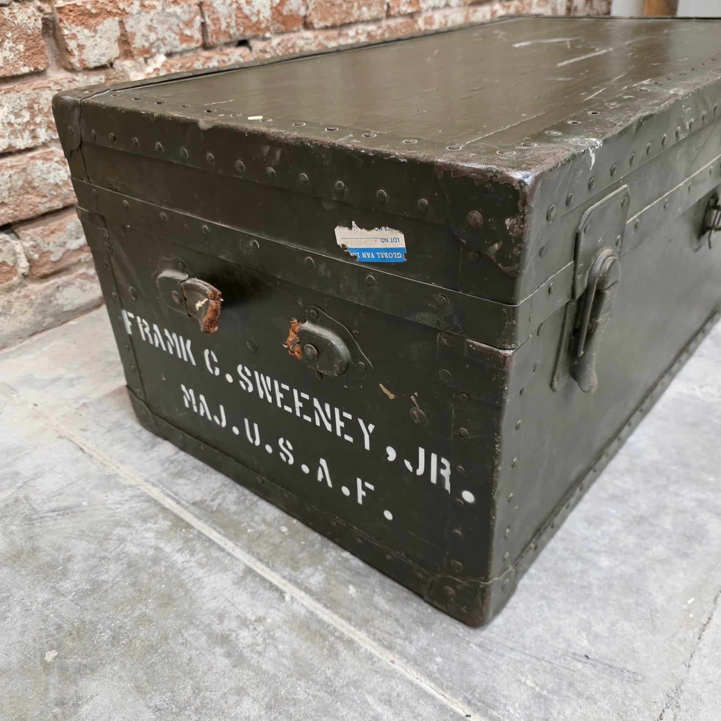USAF Military Footlocker/Trunk