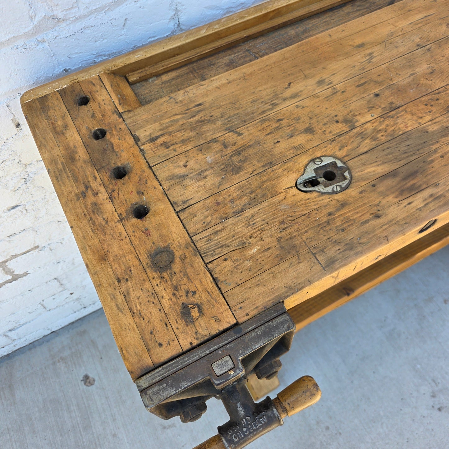 Small Industrial Work Table
