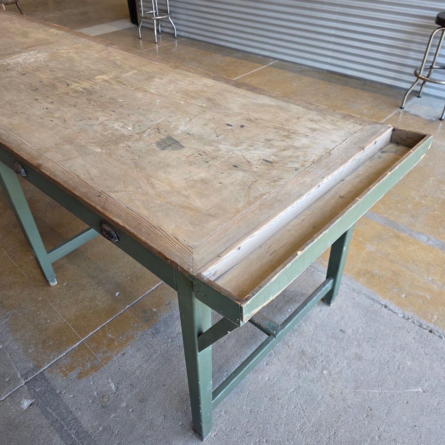 French Pine Work Table