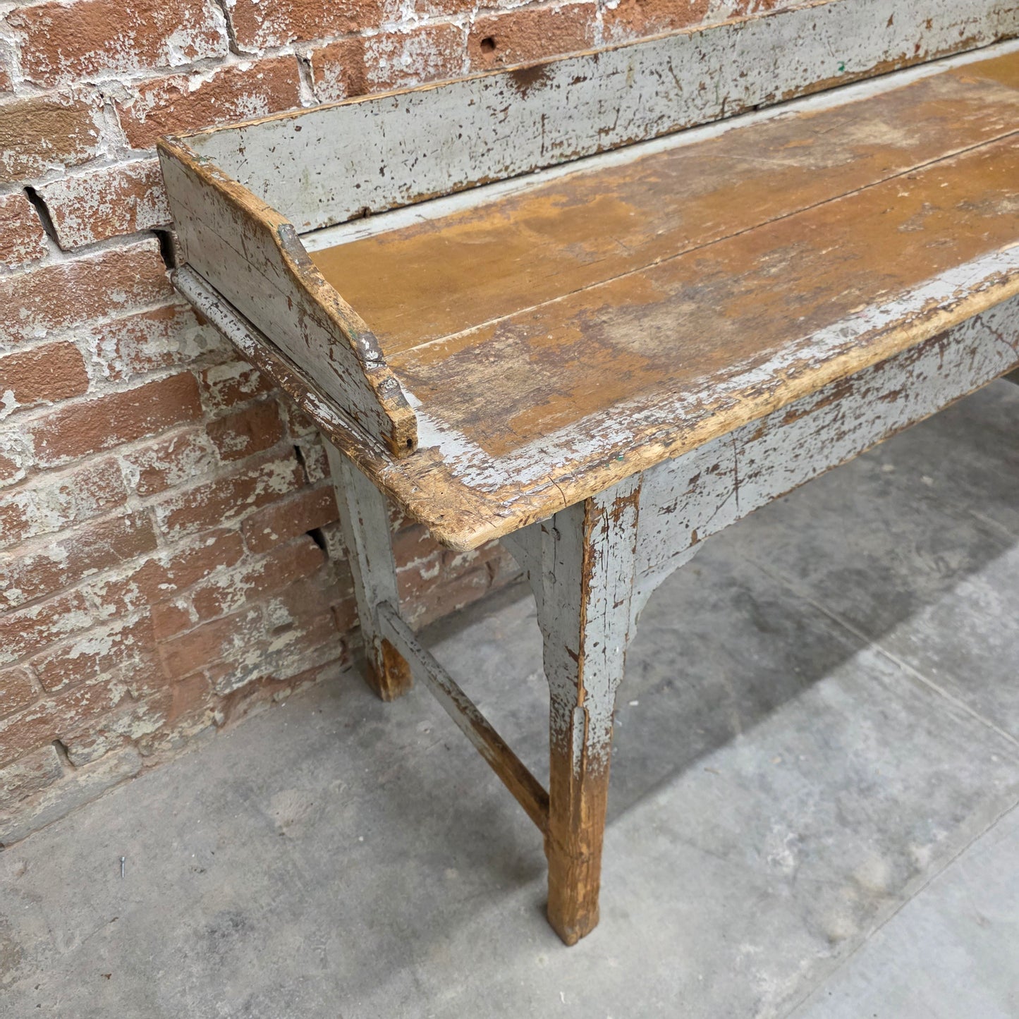 Painted Wood Work/Console Table