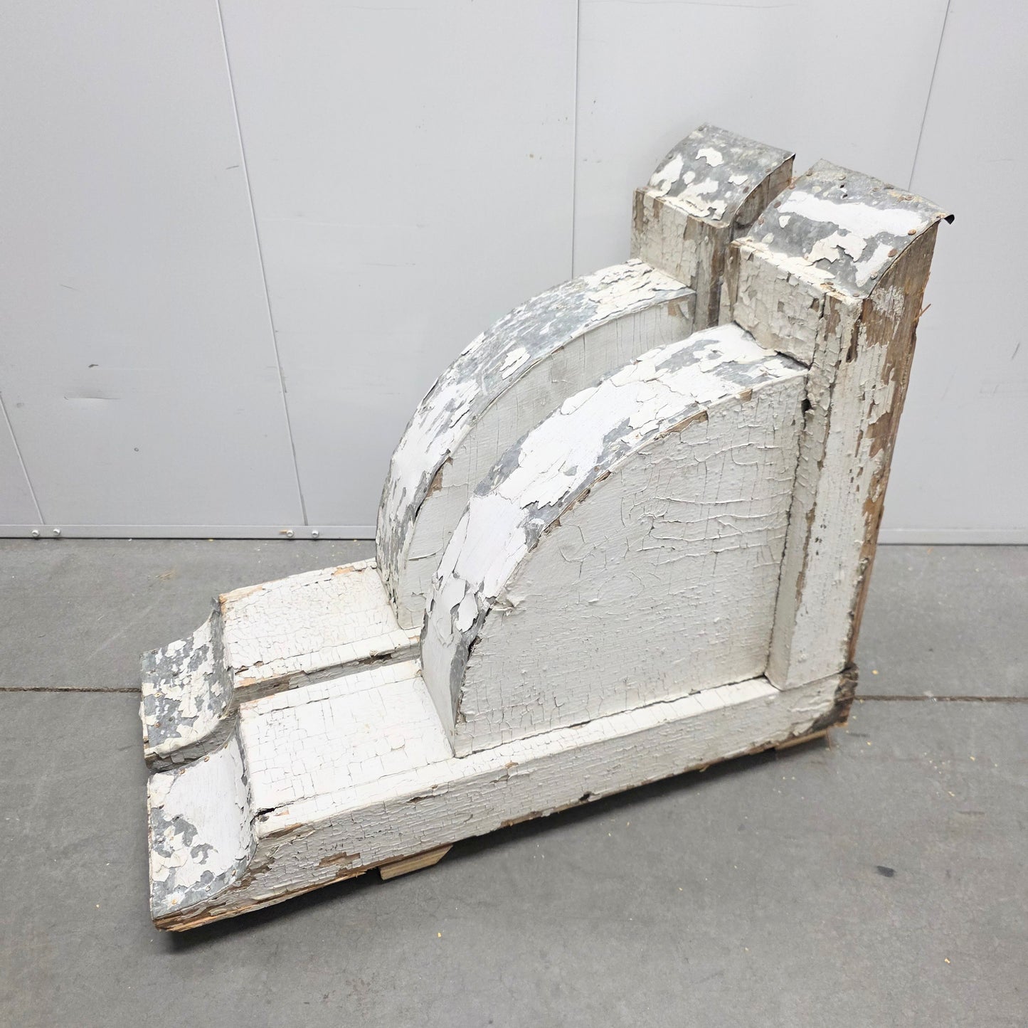 Pair of Chippy White Corbels