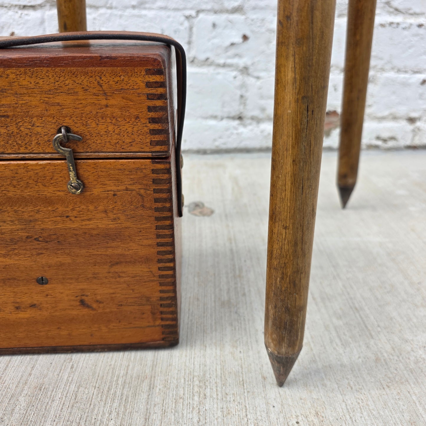 Vintage Keuffel and Esser Transit Surveyor's Level in Original Case with Tripod (Architectural)