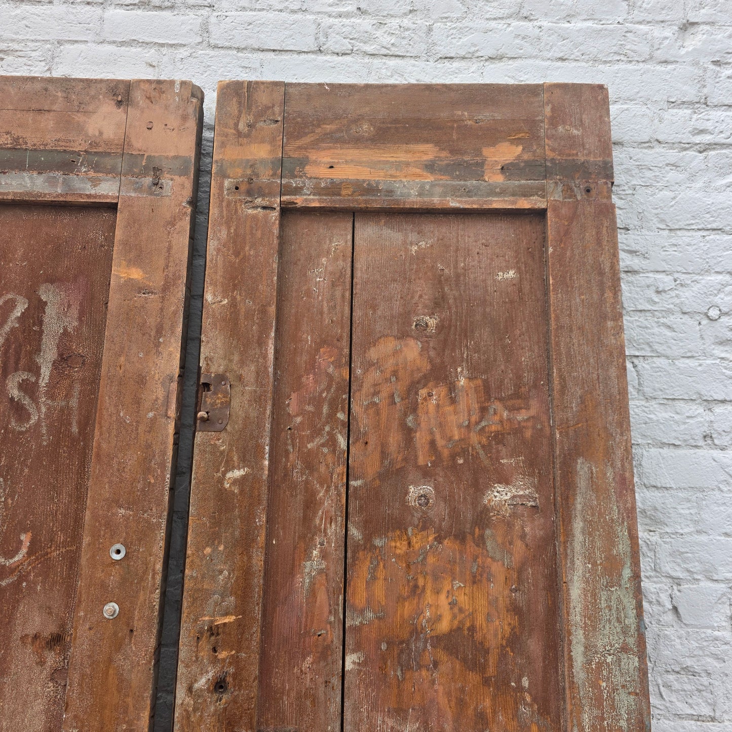 Pair of Carved French Doors