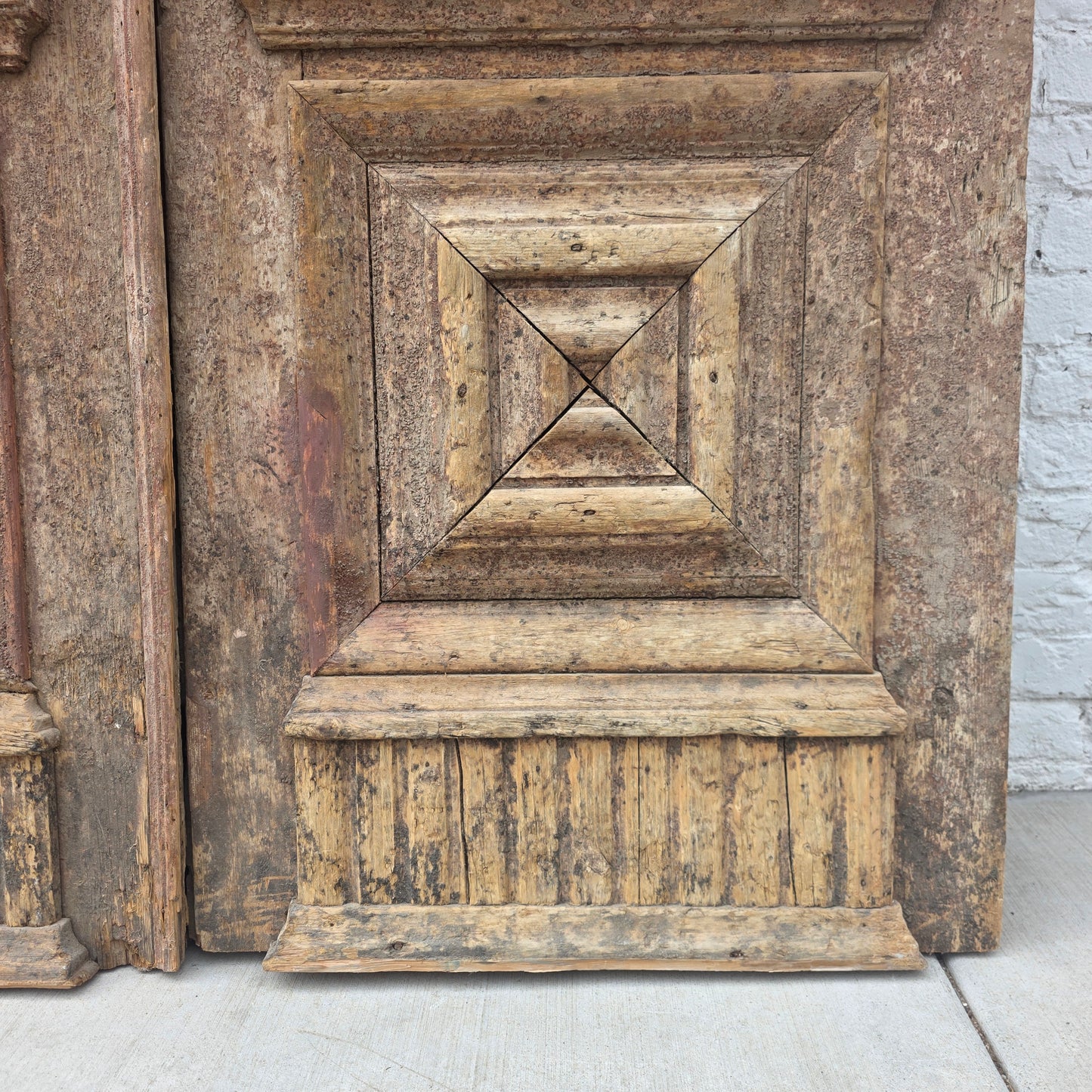 Pair of Carved French Doors