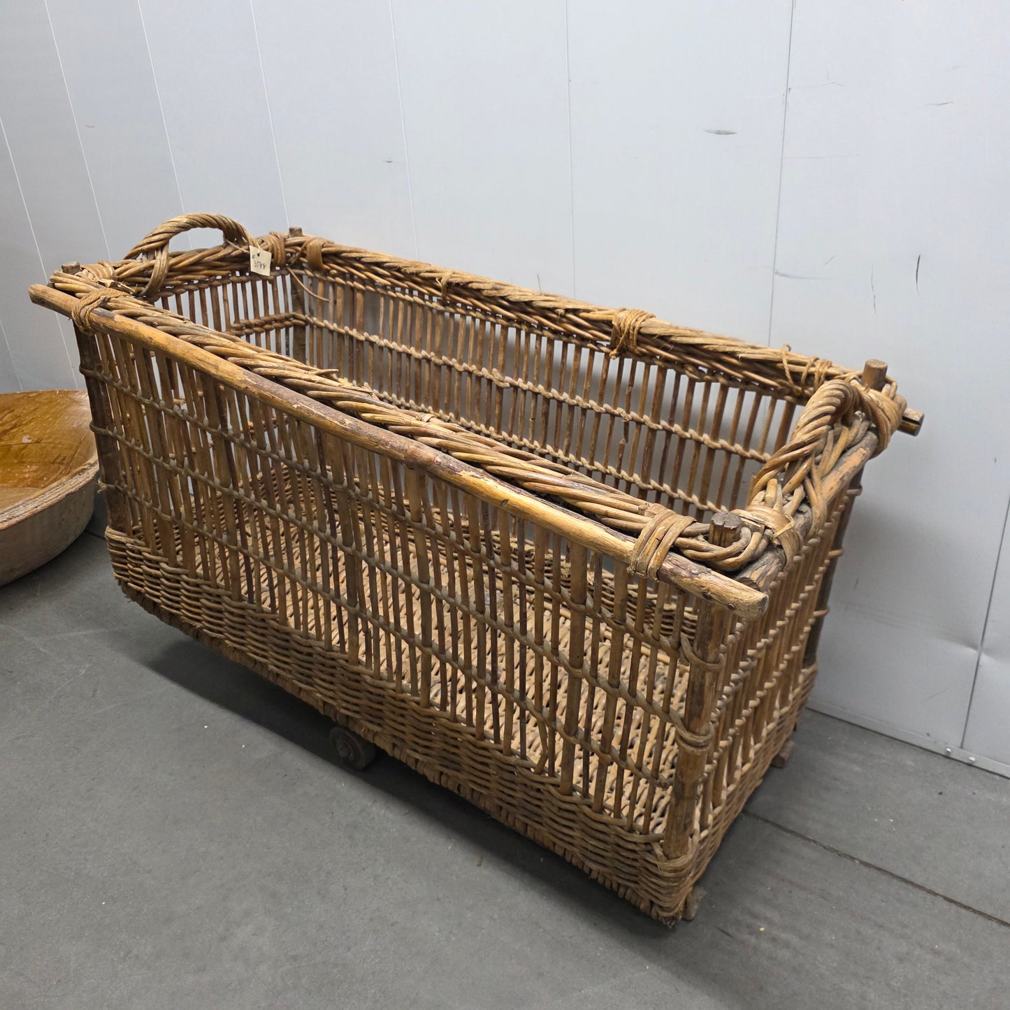 French Market Basket on Wheels