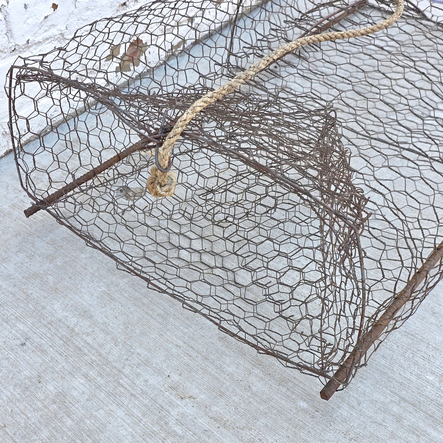 Vintage Wire Crab Trap