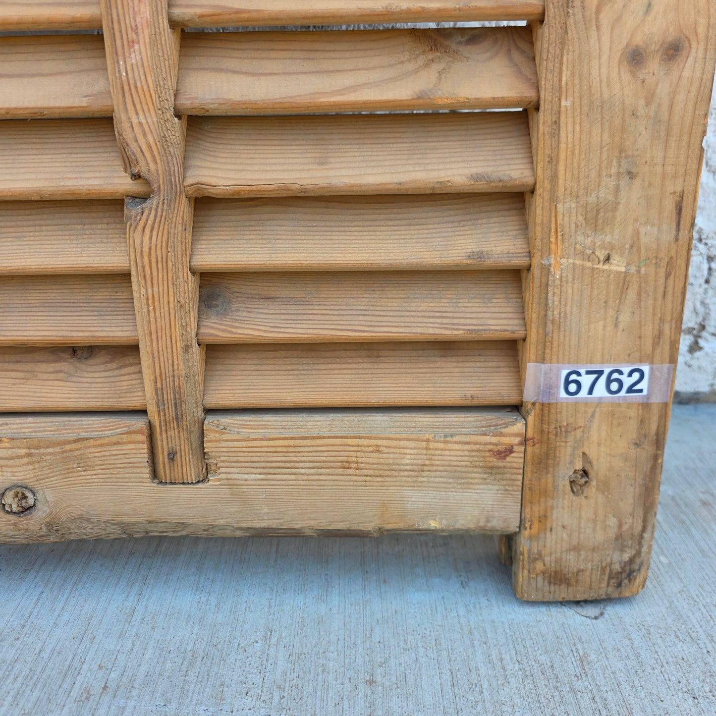 Single Wooden Shutter