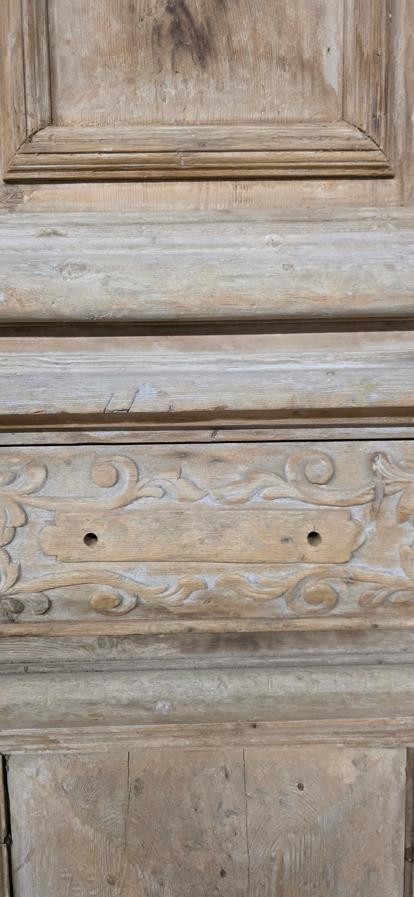 Pair of Carved Wood Panel Doors