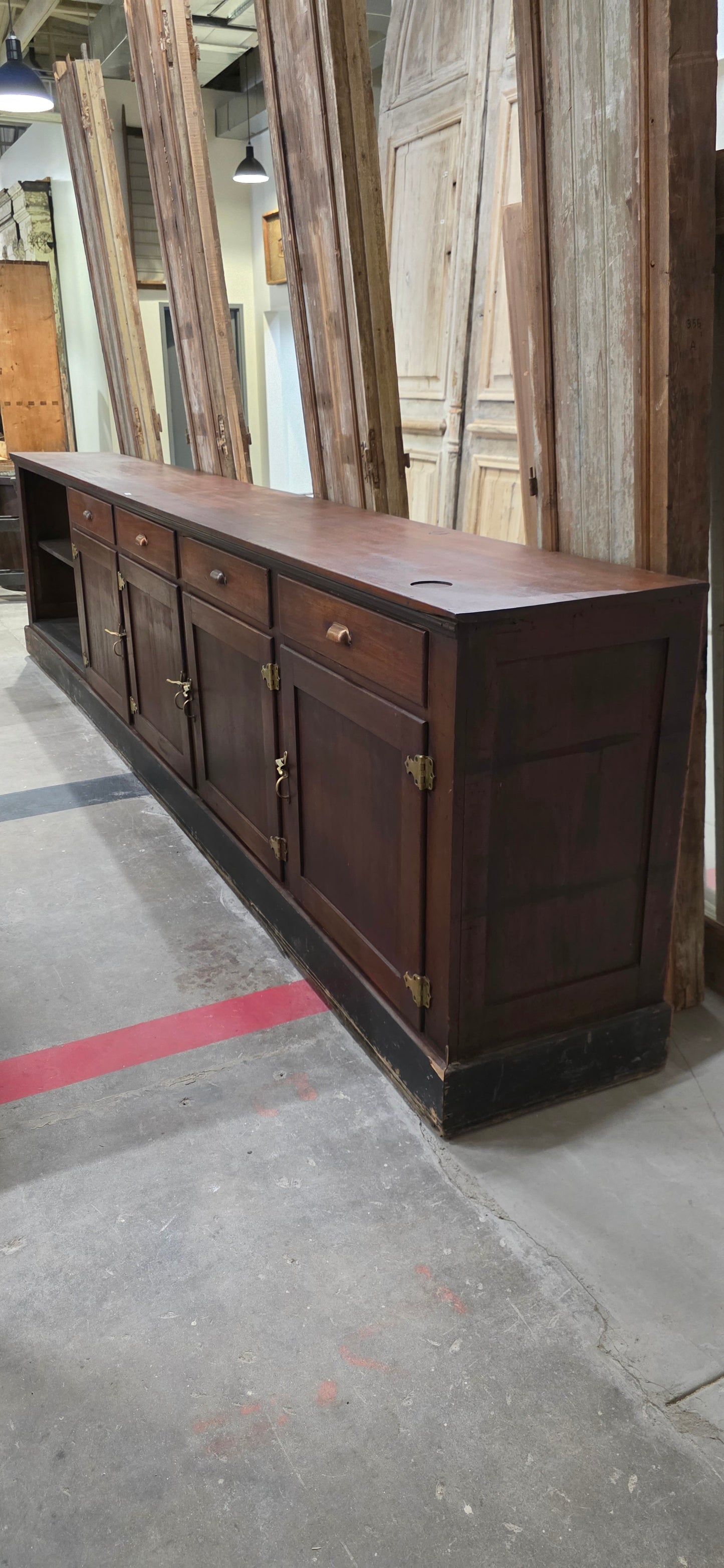 General Store Humidor Style Counter/Cabinet