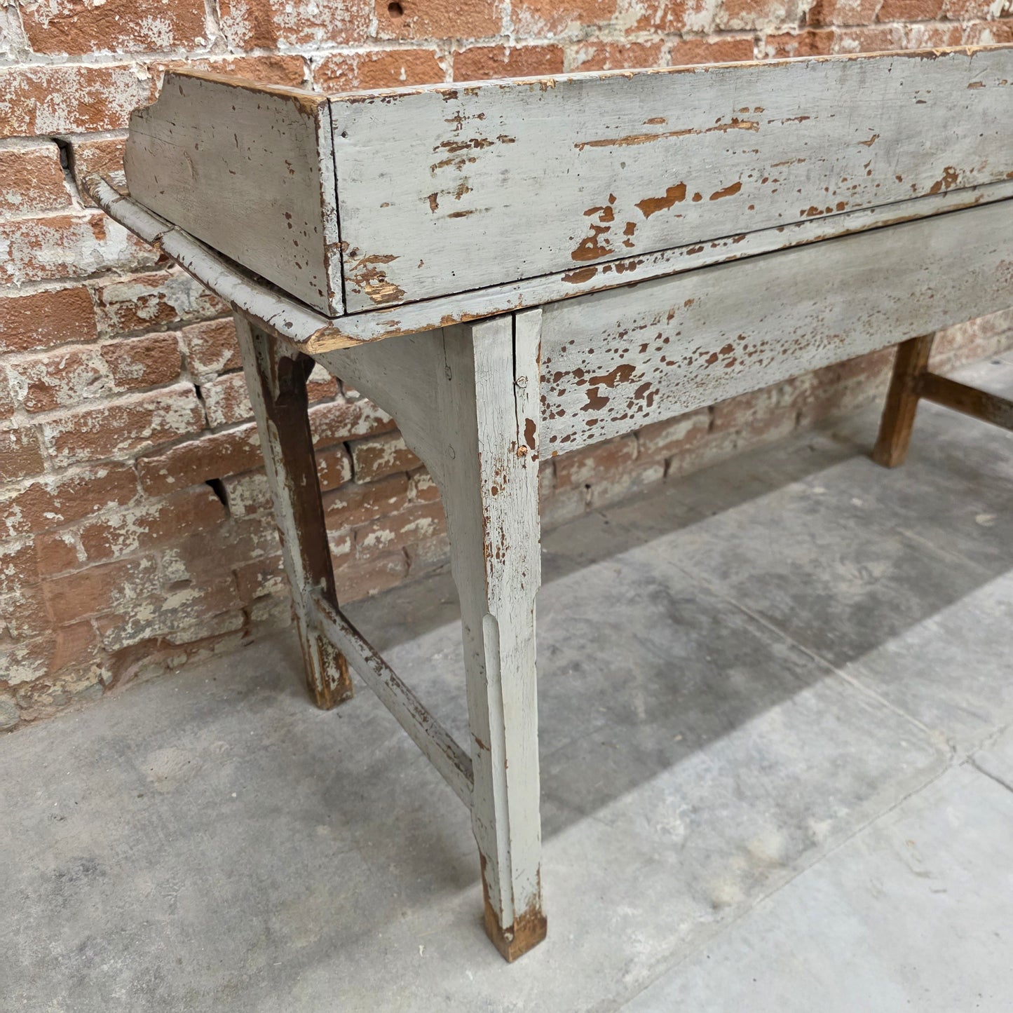 Painted Wood Work/Console Table