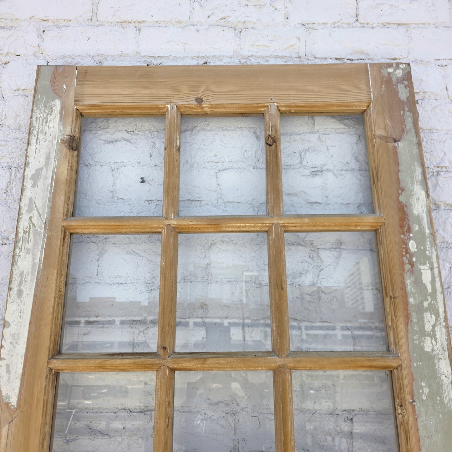 Single Antique French Door with 18 Lites