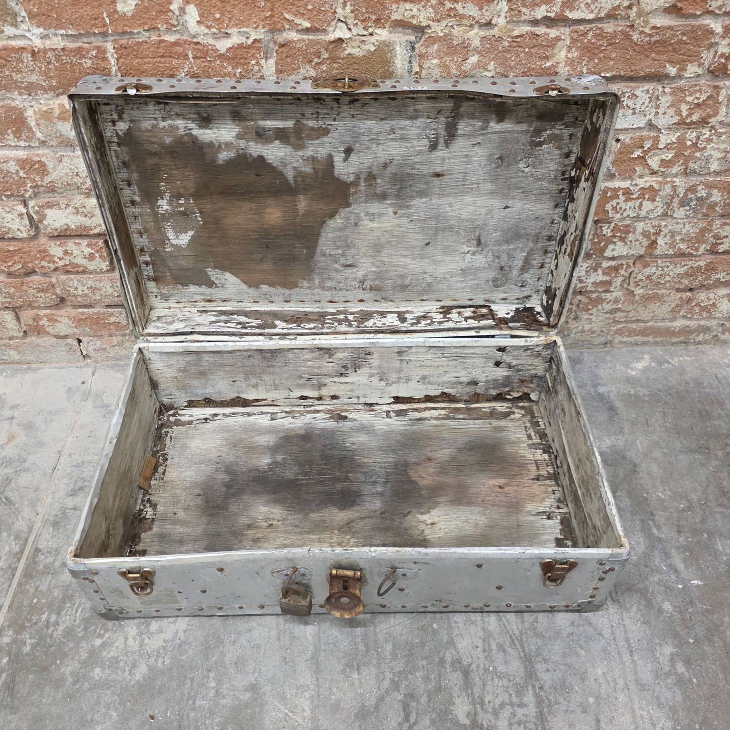 Small Aluminum Travel Trunk