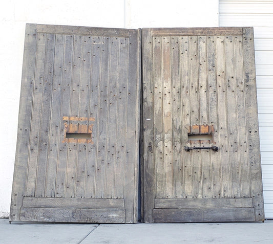Pair of Large Antique European Barn Doors