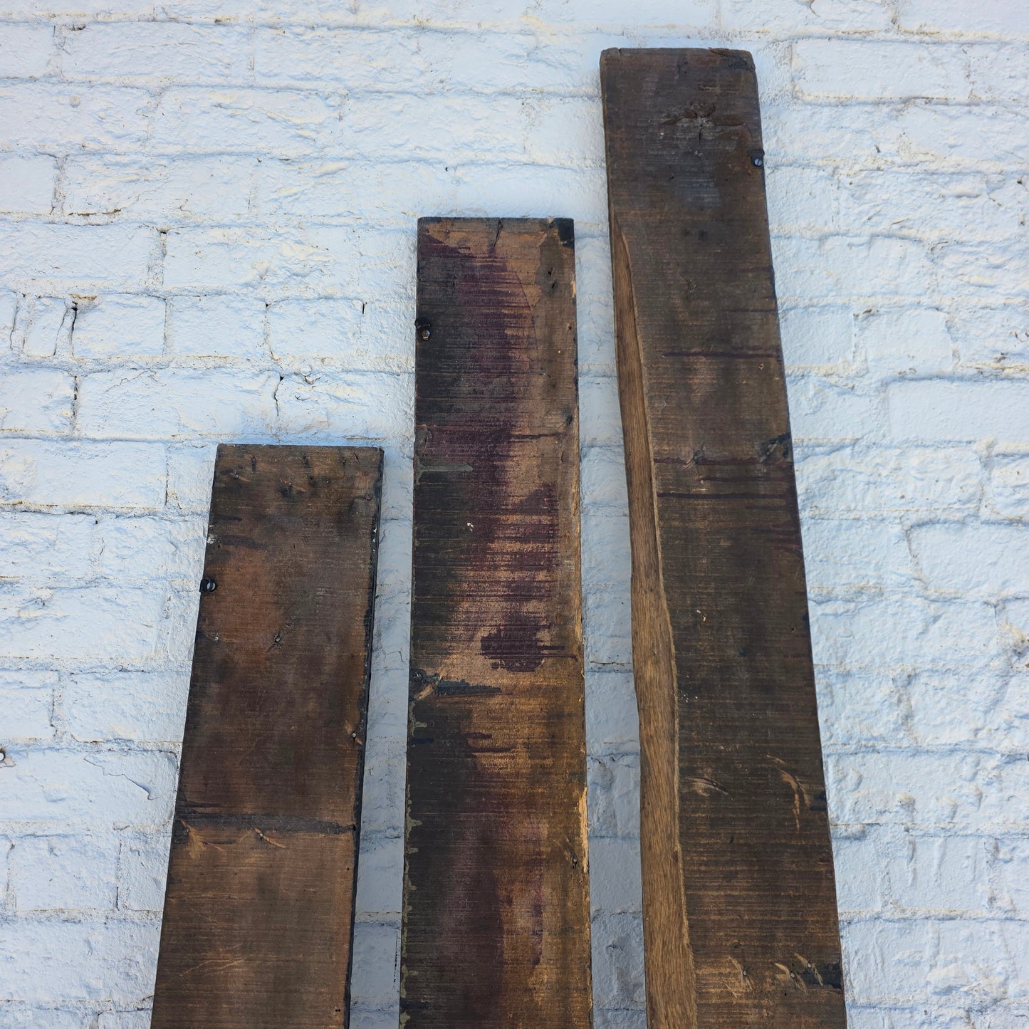 Blue Wood Painted Hardware Store Panel