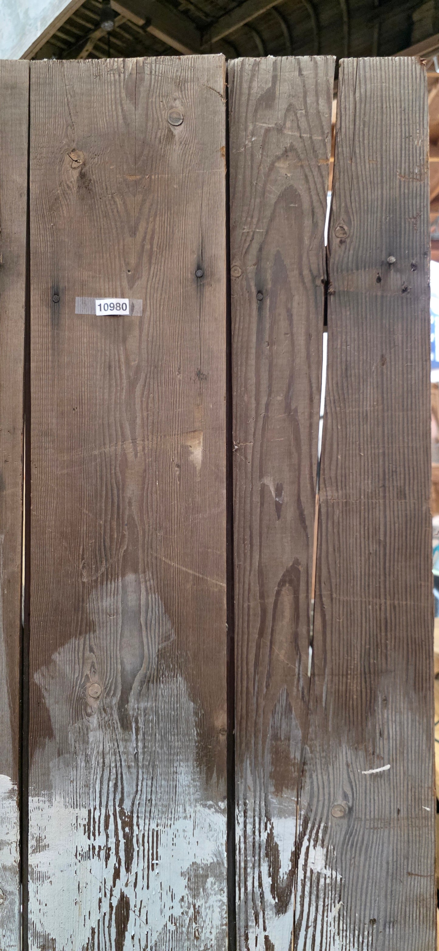 Wooden 3 Panel White "Z" Gate