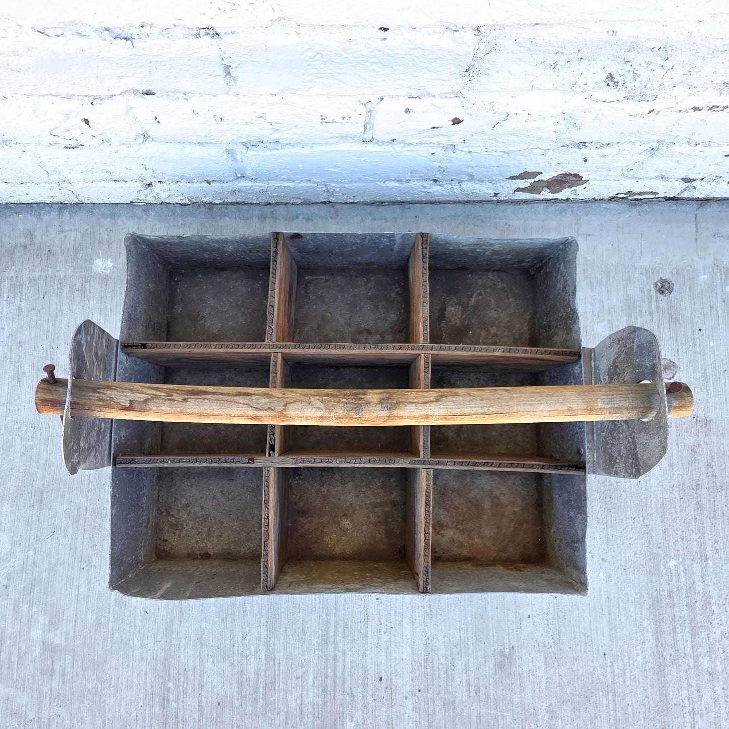 Galvanized Garden Tote