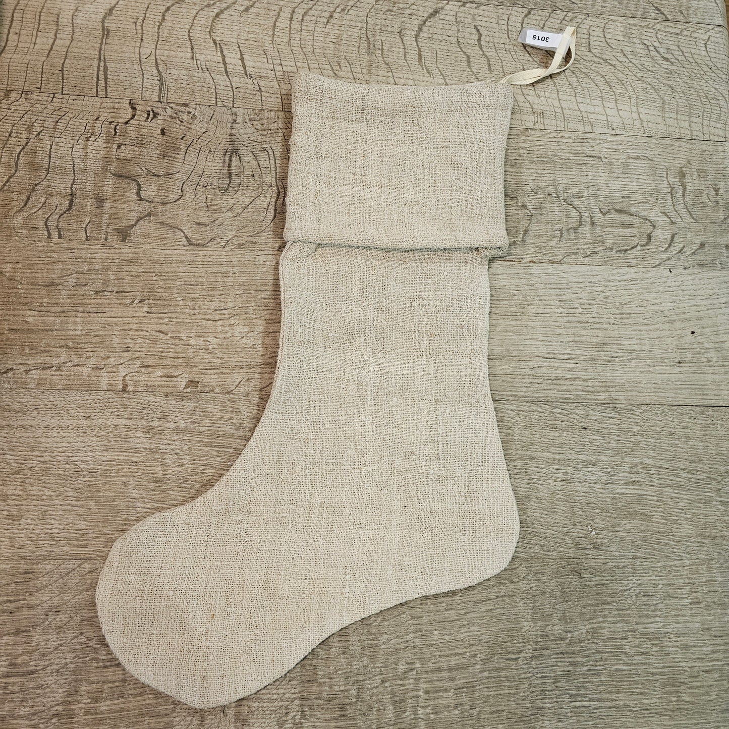 Grain Sack Christmas Stocking