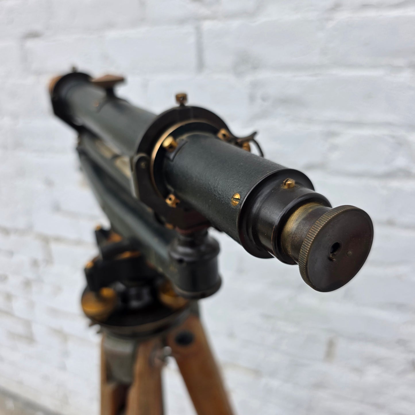 Vintage Buff and Buff Transit Level in Original Case with Tripod (Architectural)