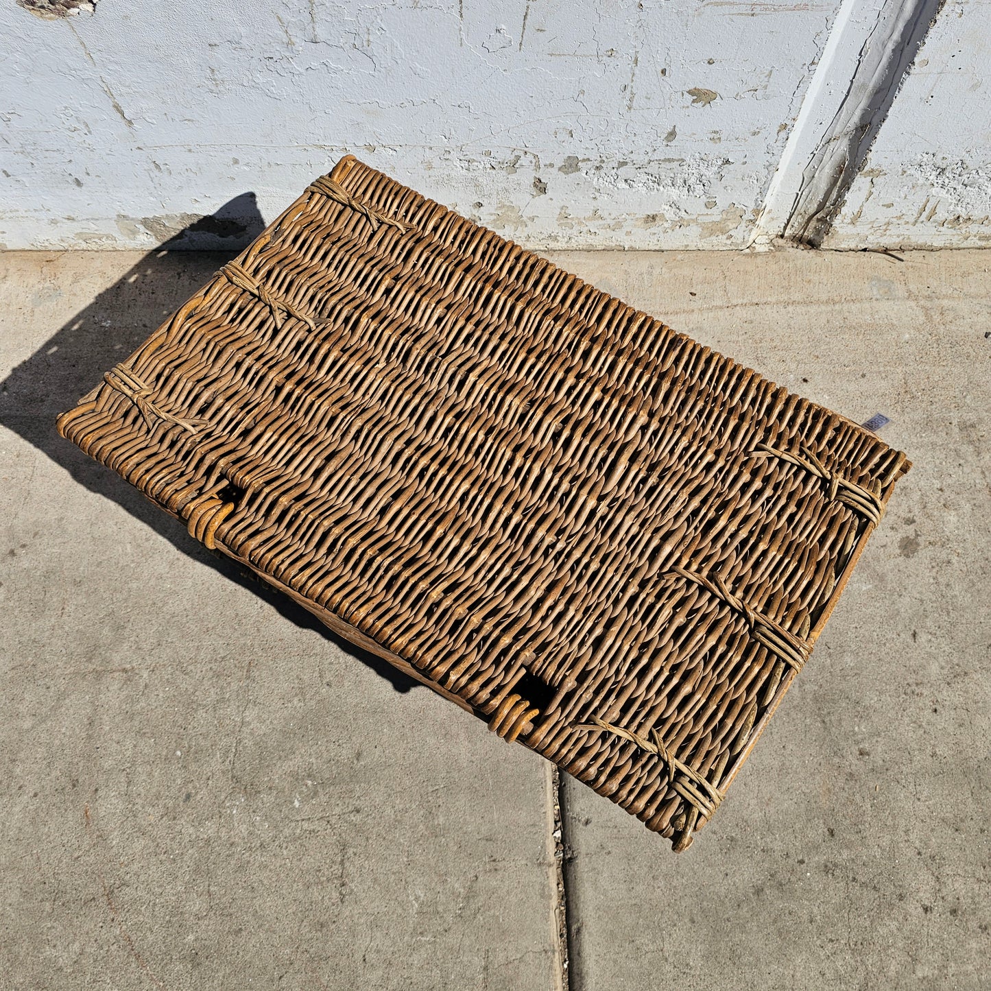 French Market Wicker Bread Basket