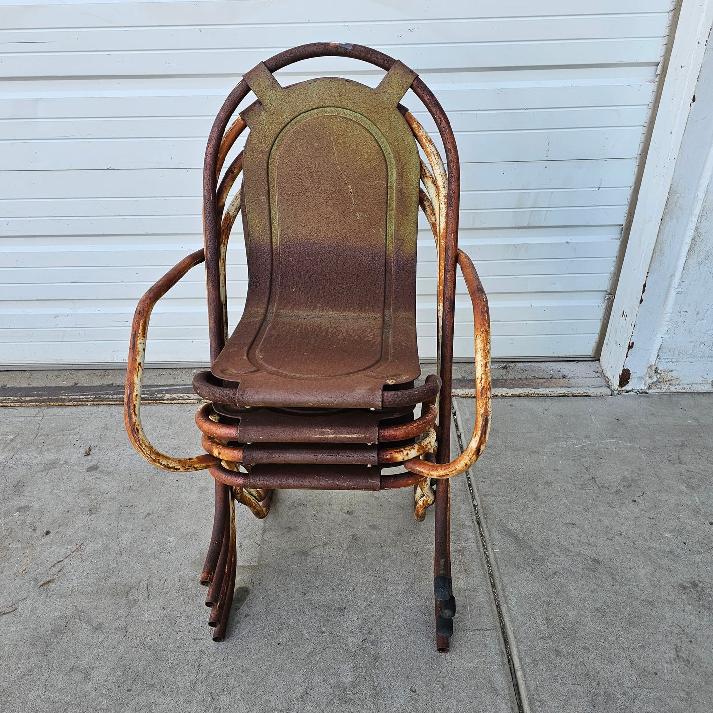 Set of 4 "Stak-a-Bye" English Garden Chair