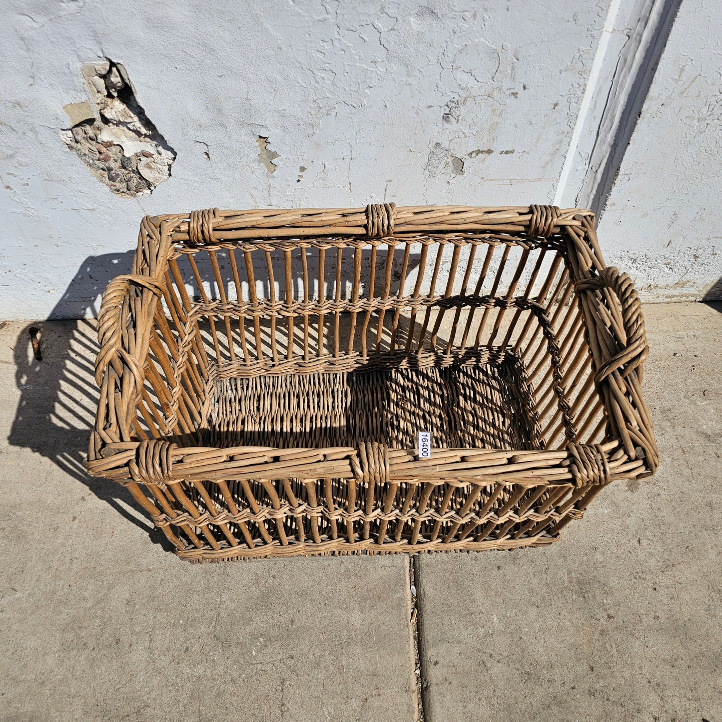 French Wicker Gathering Basket