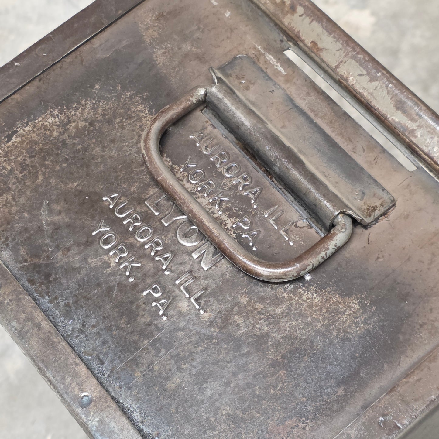 Metal Lyon Industrial Crate