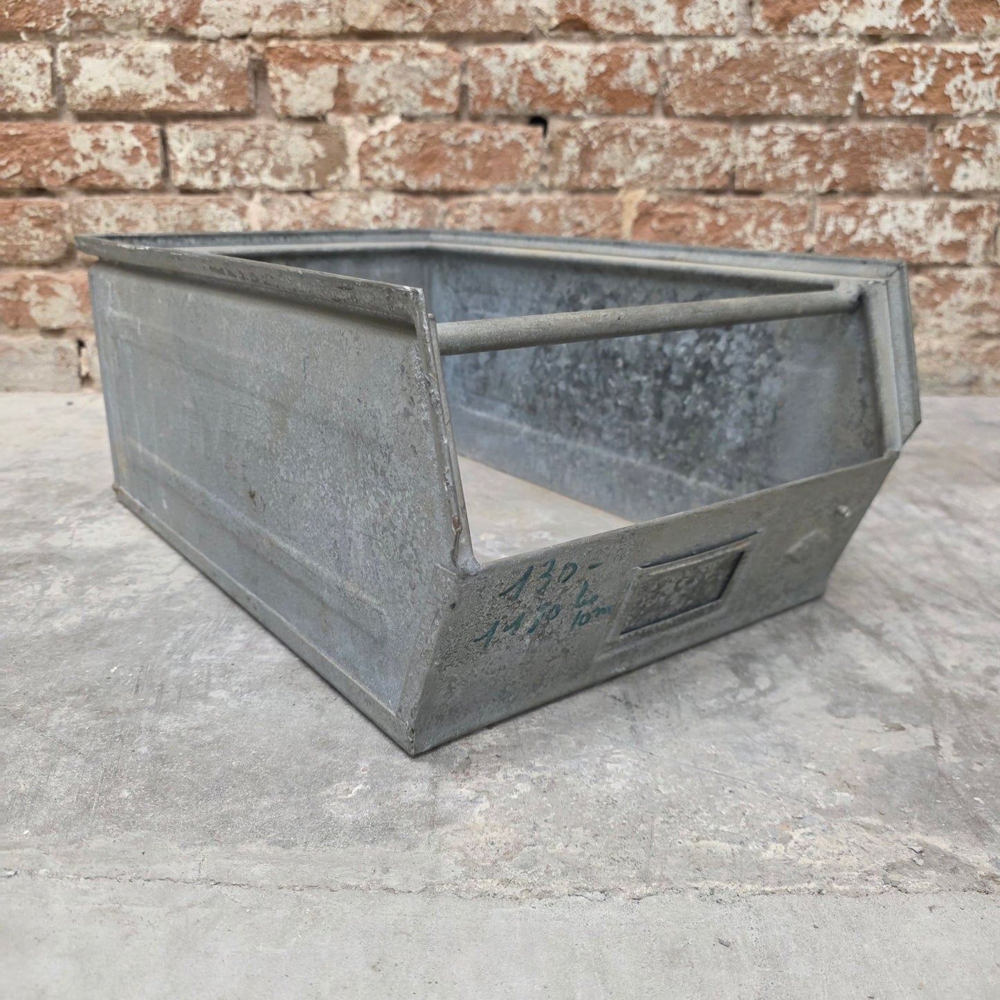 Stackable Industrial Galvanized Crate
