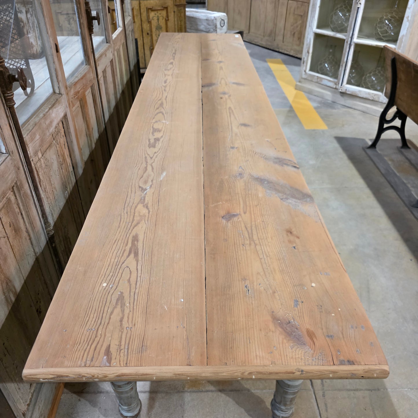 Painted Country Store Display Dining Table