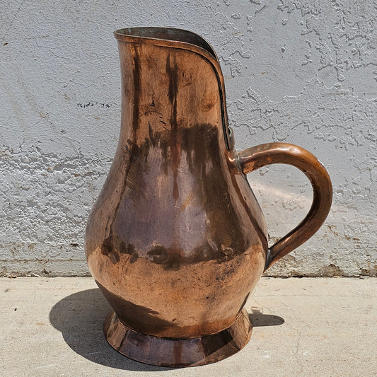 French Copper Pitcher