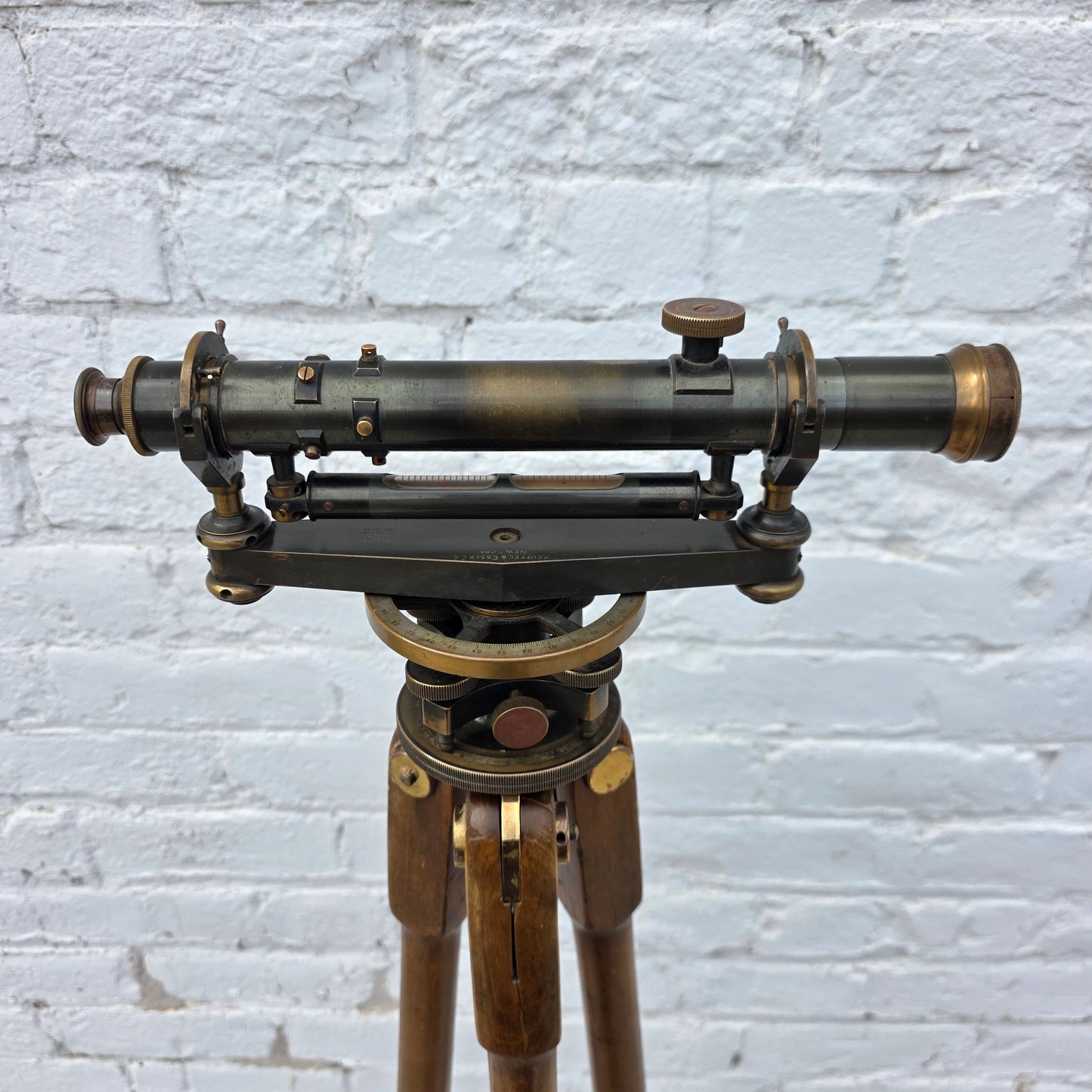 Vintage Keuffel and Esser Transit Surveyor's Level in Original Case with Tripod (Architectural)