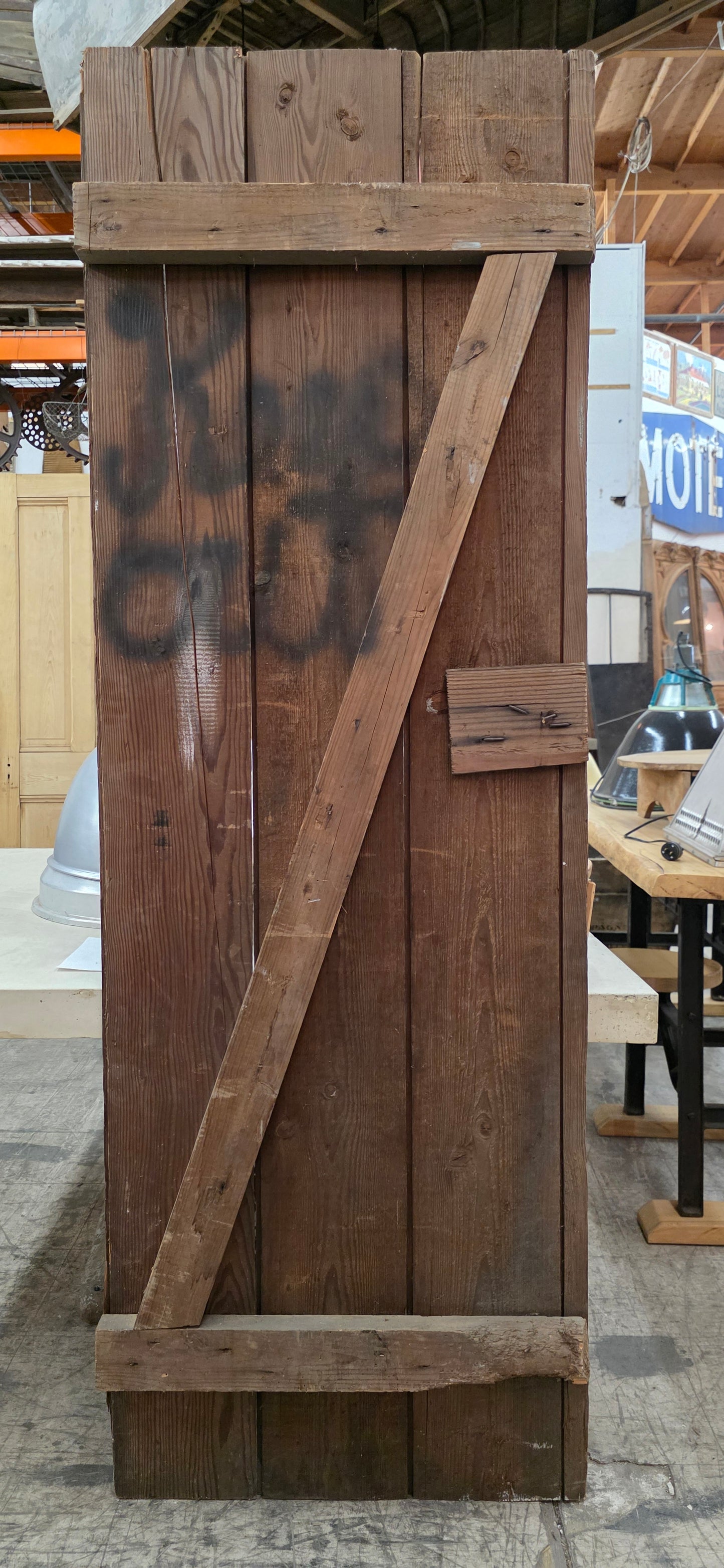 Wooden 3 Panel White "Z" Gate