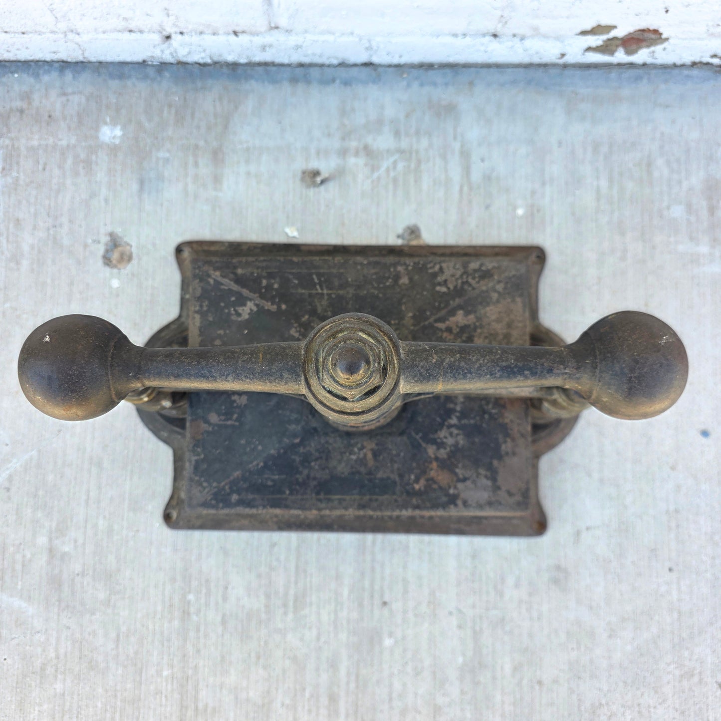 Decorative Antique Iron Book Press