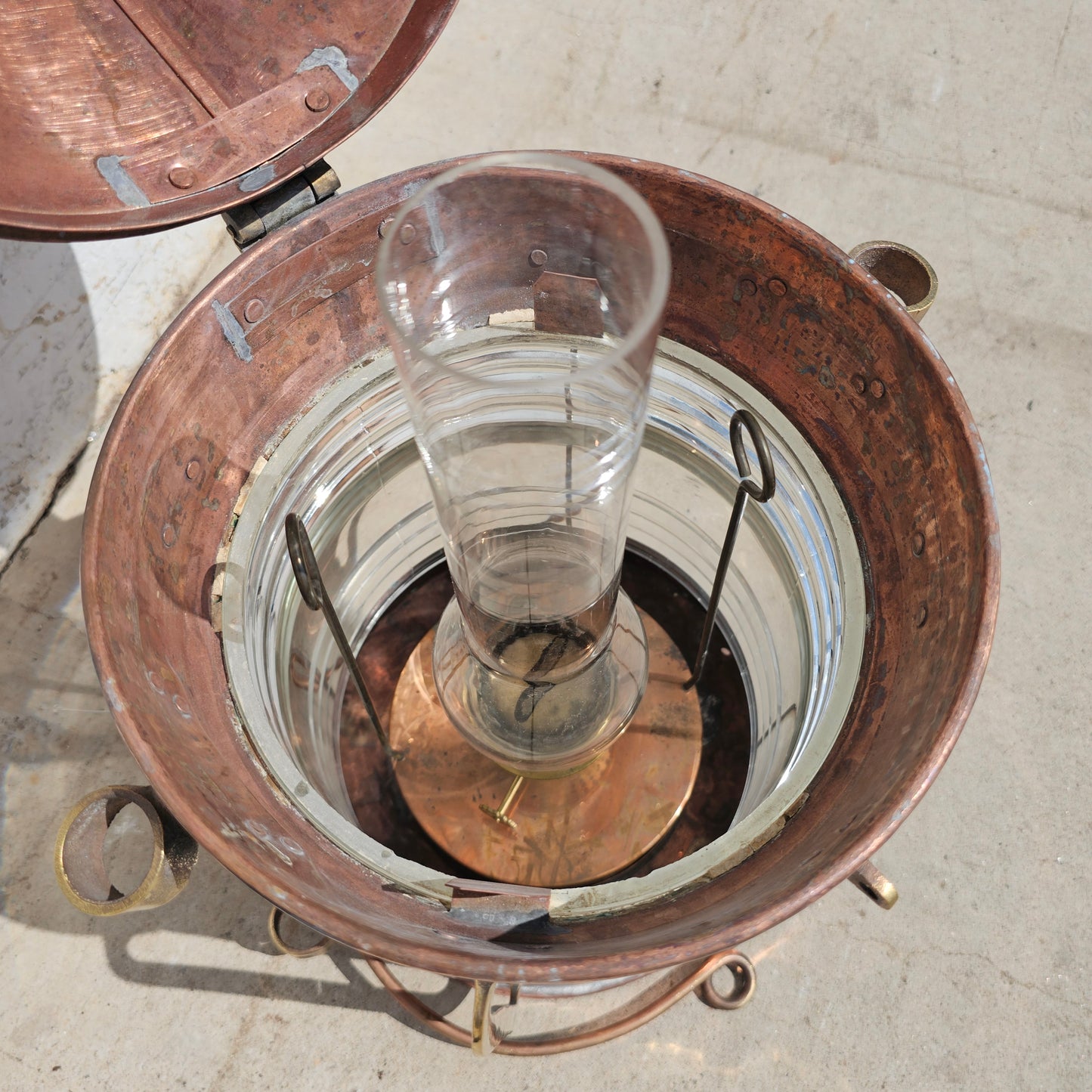 Copper Nautical Lantern