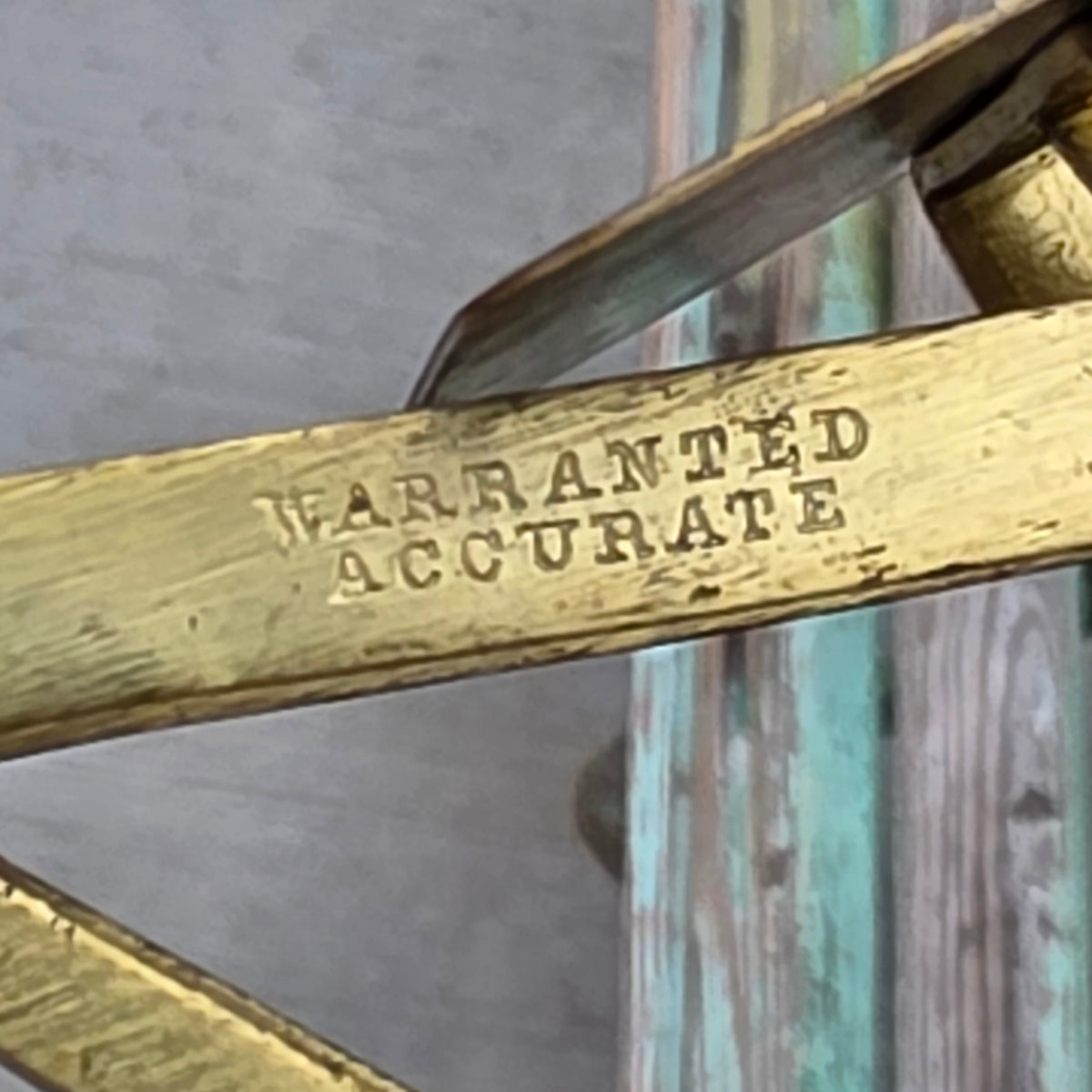 Antique Brass Jeweler's Scale, c. Early 1900's
