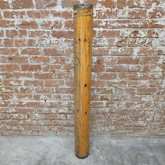 Wooden Cylinder 4'