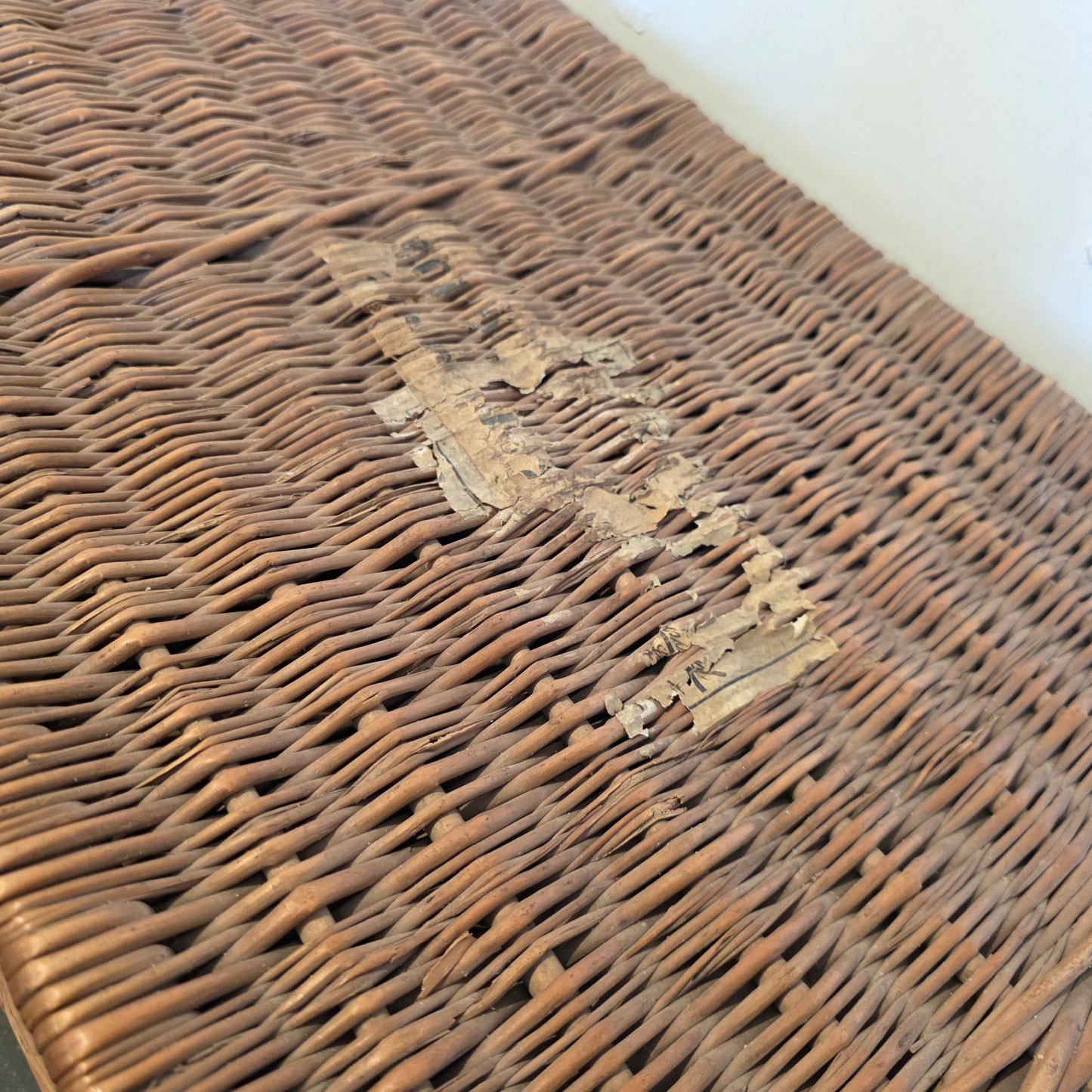 French Wicker Trunk/Suitcase